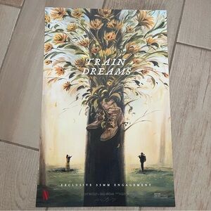 Netflix Train Dreams Movie Poster 11x17 Promo FYC Screening 2025 Academy Award